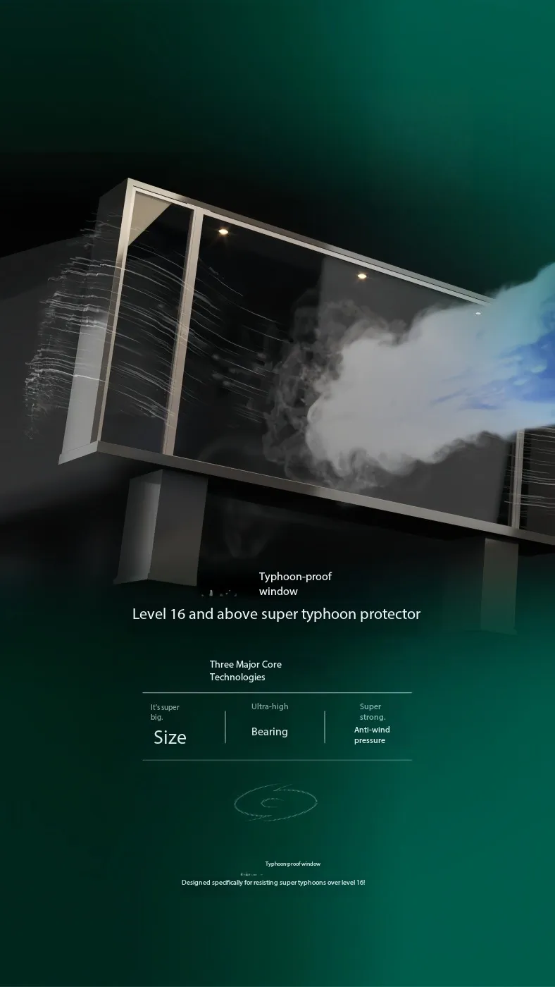 Typhoon-Resistant Window - Specifications