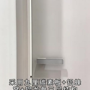 Aluminum-Wood Interior Door — Modern Walnut